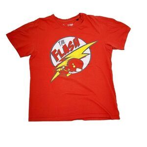 DC Comics Graphic Red Top Tee T-shirt 100% Cotton Size: M